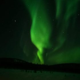 Revontuliajo. Ivalon taksipalvelu Oy.